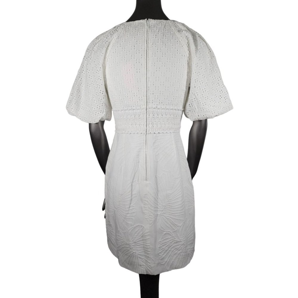 Lilly Pulitzer NWT White Dress Embroidered Eyelet Jazlyn 00 - Picture 5 of 7